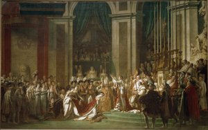 Die Weihe des Kaisers Napoleon I. und die Krönung der Kaiserin Josephine von Jacques Louis David