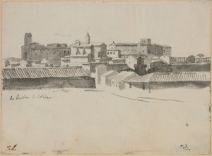 Aussicht vom Kolosseum, Rom von Jacques Louis David