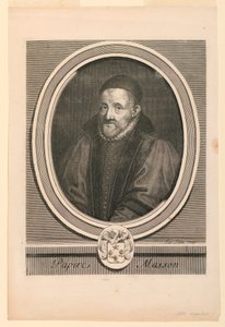 Porträt von Papire Masson (1544-1611) von Jacques Lubin