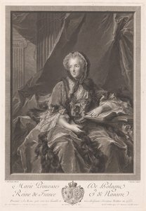 Porträt von Königin Maria Leszczyńska