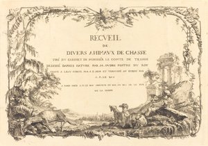 Titelseite von Jacques Philippe Le Bas and Jean Eric Rehn after Jean Baptiste Oudry