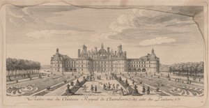 Schloss Chambord von den Gärten aus von Jacques Rigaud