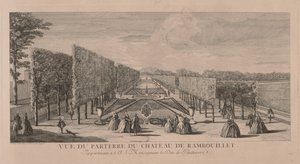Blumengarten des Schlosses Rambouillet von Jacques Rigaud