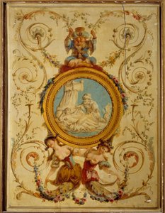 Dekorationspaneel des türkischen Kabinetts des Grafen von Artois in Versailles