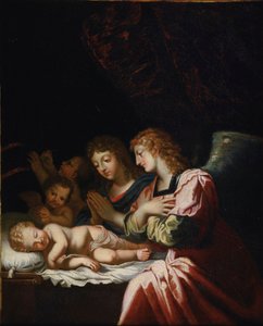 Die Anbetung der Engel von Jacques Stella