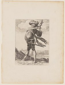 Oberst, aus Offiziere und Soldaten der Leibgarde von Kaiser Rudolf II von Jacques de Gheyn II