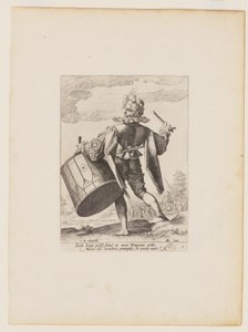 Trommler, aus Offiziere und Soldaten der Leibgarde von Kaiser Rudolf II von Jacques de Gheyn II