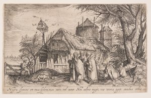 Landschaft mit Roma-Leuten, aus Landschaften von Jacques de Gheyn II