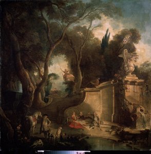 Die Ruhe nach der Jagd von Jacques de Lajoüe