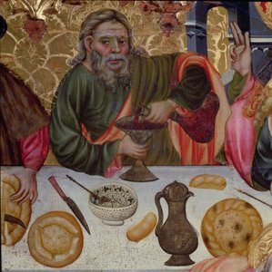 Das letzte Abendmahl: St. Peter (Detail)