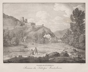 Niederösterreich, Ruinen des Schlosses Hinterhaus