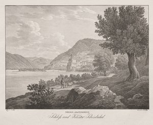 Niederösterreich, Schloss und Kloster Schönbühel von Jakob Alt