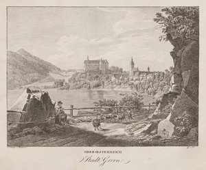 Oberösterreich, Stadt Grein von Jakob Alt