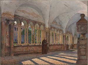 Ansicht des Klosters San Giovanni in Laterano, Rom