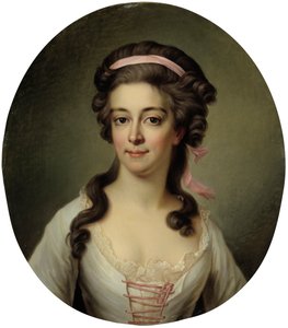 Porträt der Gräfin Maria Eleonora Lewenhaupt, geb. Koskull 1765-1823 von Jakob Björk