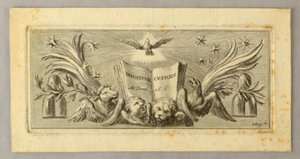 Vignette, die auf die Bibel verweist von Jakob Frey