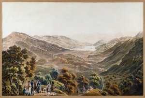 Rossberg nach dem Erdrutsch