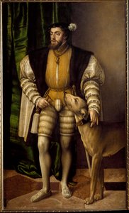 Porträt von Karl V., Kaiser von Deutschland