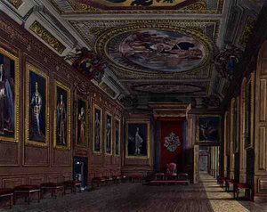 Das Königliche Präsenzzimmer, Windsor Castle, aus 