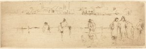 Eine Skizze am Ufer von James Abbott McNeill Whistler