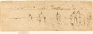 Eine Skizze am Ufer von James Abbott McNeill Whistler