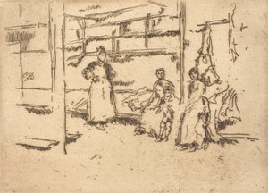 Nach dem Verkauf, Hounsditch von James Abbott McNeill Whistler