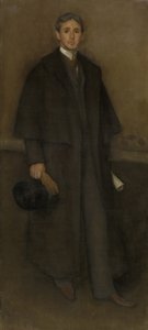 Arrangement in Fleischfarbe und Braun: Porträt von Arthur Jerome Eddy, 1894 von James Abbott McNeill Whistler