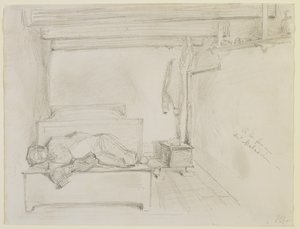 Auf dem Bauernhof von Maladrie, 1858 von James Abbott McNeill Whistler