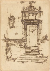 Kapellentür, Montresor, 1888 von James Abbott McNeill Whistler