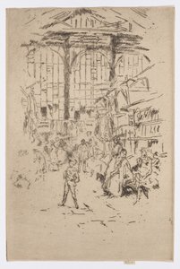 Kleiderbörse, Houndsditch, Nr. 2, ca. 1886-88 von James Abbott McNeill Whistler