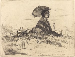 Im vollen Sonnenlicht, 1858 von James Abbott McNeill Whistler