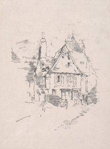 Giebeldächer, Vitré, 1893 von James Abbott McNeill Whistler