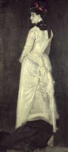 Harmonie in Fleischfarbe und Schwarz: Porträt von Miss Louise Jopling (1843-1933) von James Abbott McNeill Whistler