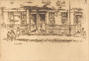 Justice Walk - Chelsea, ca. 1886-1888 von James Abbott McNeill Whistler