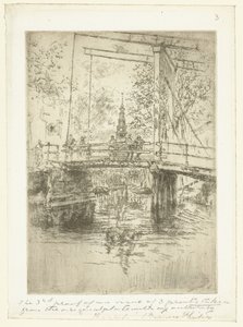 Kleine Zugbrücke in Amsterdam