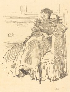 Das rote Kleid von James Abbott McNeill Whistler