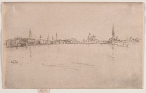 La Salute: Morgendämmerung, um 1880 von James Abbott McNeill Whistler