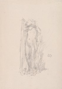 Modell Drapierung, 1890 von James Abbott McNeill Whistler