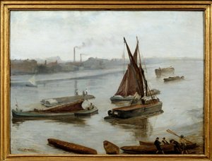 Nocturne: Blau und Gold – Alte Battersea-Brücke