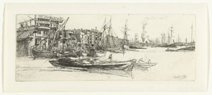 Lagerhäuser an der Themse (Sixteen etchings of scenes on the Thames and other subjects)