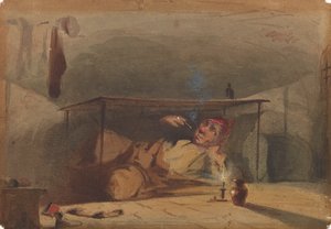 Sam Wellers Wirt im Fleet, 1853-1855 von James Abbott McNeill Whistler