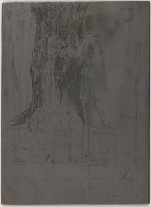 Seymour steht unter einem Baum, 1859