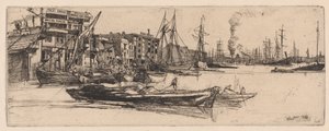 Thames Lagerhäuser von James Abbott McNeill Whistler