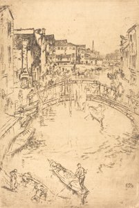 Die Brücke, 1879-1880 von James Abbott McNeill Whistler