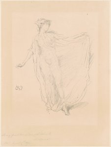 Das tanzende Mädchen, 1889 von James Abbott McNeill Whistler