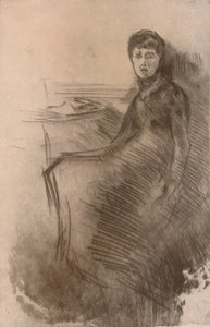 Der Schreibtisch, ca. 1870, 1904 von James Abbott McNeill Whistler