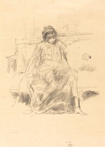 Die drapierte Figur, sitzend