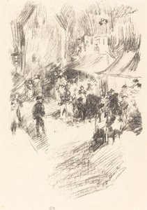 Der Jahrmarkt, 1895-1896 von James Abbott McNeill Whistler