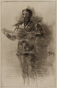 Der Gitarrenspieler M.W. Ridley, 1875