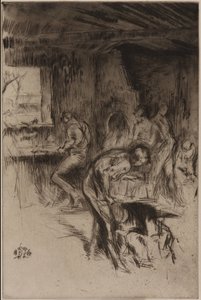 Die kleine Schmiede, Liverpool, 1875 von James Abbott McNeill Whistler